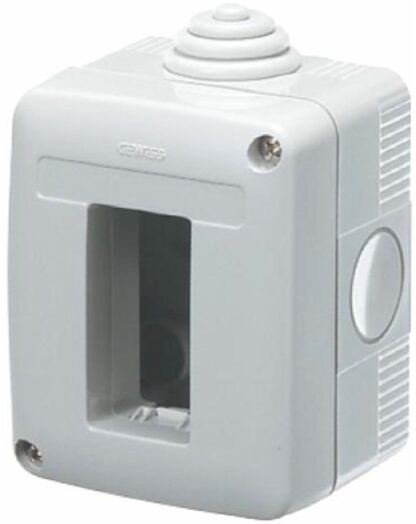 Contenitore per apparecchi orizzontale protetto 1 posto IP40 - GEW GW27001