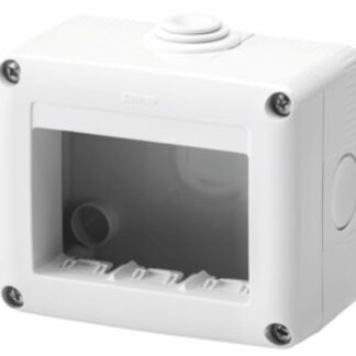 Contenitore per apparecchi orizzontale protetto 3 posti IP40 - GEW GW27003