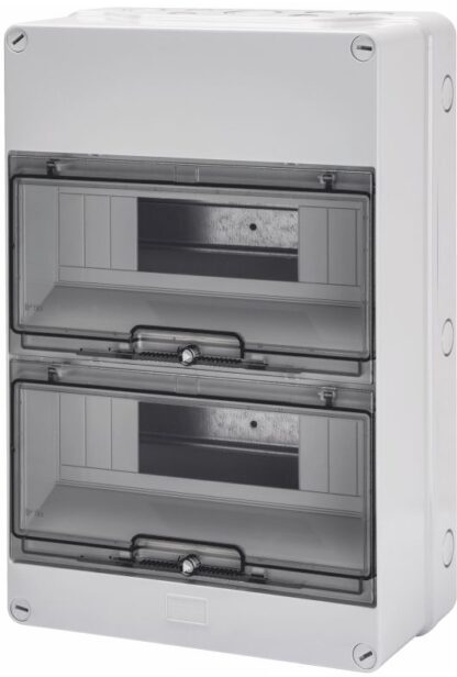 Centralino da parete 24 moduli (12x2) IP55 - GEW GW40007