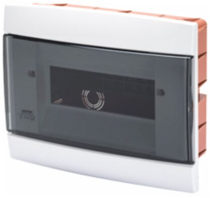 Centralino da arredo ad incasso 8 moduli bianco - GEW GW40225TB