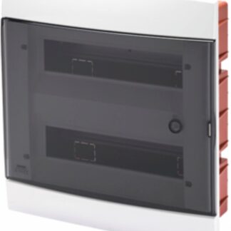 Centralino ad incasso 24 moduli 330X338X28 bianco - GEW GW40233TB