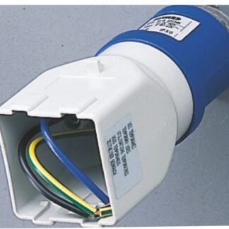 Adattatore industriale civile - spina 2p+t 16a 230v ac 50/60hz - predisposta per 2 moduli system - GEW GW64206