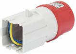 Adattatore da industriale a civile - spina 3p+n+t 16a 400v ac 50/60hz - predisposta per 2 moduli system - GEW GW64207