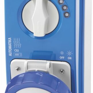 Presa fissa interbloccata 3P+T 32A 200-250V - 50/60HZ 9H - IP67 - GEW GW66066N