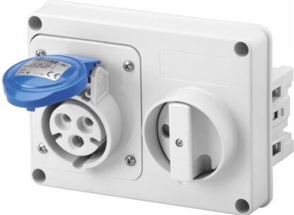 Presa fissa interbloccata 2P+T 16A 230V 6H SBF - GEW GW66104