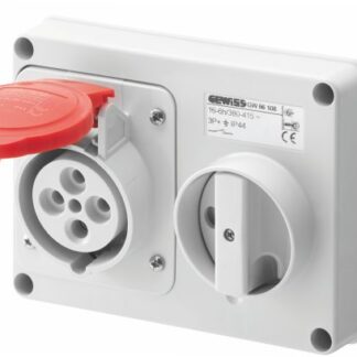 Presa fissa interbloccata 3P+T 16A 400V 6H SBF - GEW GW66108