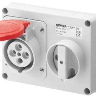 Presa fissa interbloccata 3P+T 32A 400V 6H SBF - GEW GW66119