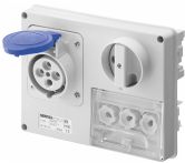 Presa fissa interbloccata 2P+T 16A 230V 6H CBF - GEW GW66126