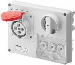 Presa fissa interbloccata 3P+N+T 16A 400V 6H CBF - GEW GW66131