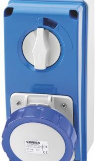 Presa fissa verticale interbloccata 67 C.F.2P+T 16A 230V 6H SBF - GEW GW66204N