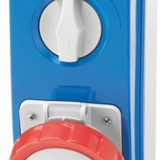 Presa fissa verticale interbloccata 3P+T 16A 380-415V - 50/60HZ 6H - IP67 - GEW GW66208N