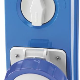 Presa fissa verticale interbloccata 2P+T 32A 200-250V - 50/60HZ 6H - IP67 - GEW GW66315N