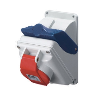 Presa fissa compatta IP44 3P+N+T 16A 400V 6H - GEW GW66431
