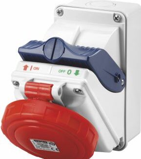 Presa fissa compatta IP55 3P+N+T 32A 400V 6H - GEW GW66464
