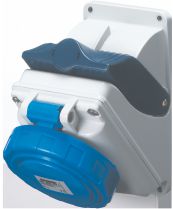 Presa fissa compatta IP55 2P+T 16A 230V 6H - GEW GW66470
