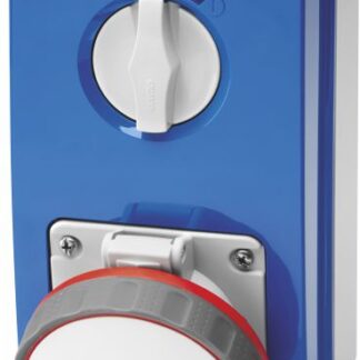 Presa fissa verticale interbloccata 3P+T 63A 380-415V - 50/60HZ 6H - IP67 - GEW GW67263N