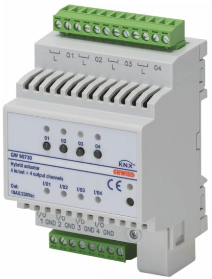 Attuatore on/off 4 canali - GEW GW90730