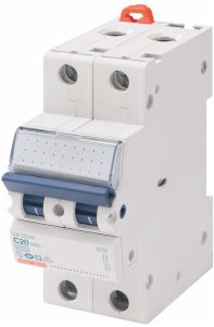 Interruttore magnetotermico 1P+N C10 6KA 2M - GEW GW92026