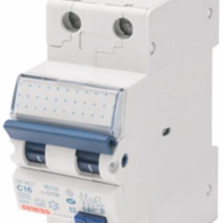 Interruttore magnetotermico differenziale compatto 1P+N C6 4,5KA AC/0,03 2M - GEW GW94005