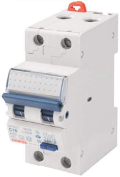 Interruttore magnetotermico differenziale compatto 1P+N C25 4,5KA AC/0,03 2M - GEW GW94009