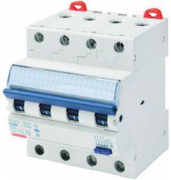Interruttore magnetotermico differenziale compatto 4P C32 6KA AC/0,03 4M - GEW GW94170