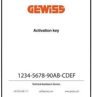 Licenza illimitata - GEW GWA9001