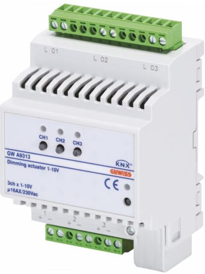 Attuatore dimmer 3 canali - GEW GWA9313