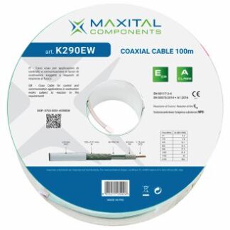 K290EW Cavo coax 6,8mm PVC Eca 100mt. - FTE K290EW