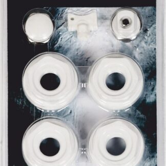Kit tappi e riduzioni 1" X3/8 bianco - FIR 1KT38SM
