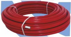 Tubo multistrato rivestito 16x2 PERT/AL/PERT Rosso. ACQUISTO DA 50MT - SE8 MRPRR1602L