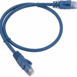 Cavo 0,5m RJ45 cat.6 U/UTP colore blu - FME 23540BL