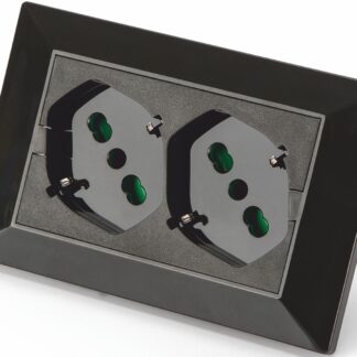 Multipresa 2P40 cablata antracite - FME 42101