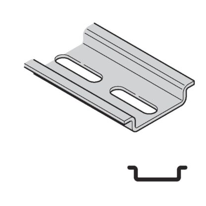 Guida Din esecuzione 35X7,5 forata. ACQUISTO 2MT - SCA 865.221