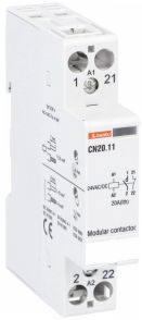 Contattore modulare 1M 20A AC1 1P+NC 24V - LOV CN2011024