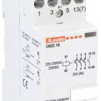 Contattore modulare 2M 32A AC1 4P 220/230V - LOV CN3210220