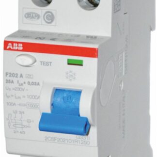 F202 A 25A 30MA INTERR.DIFFERENZ. PURO 2P - ABB F427825