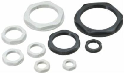 Controdado PA6.6 con collare PG16. CONFEZIONE DA 100PZ - CEM 1142016