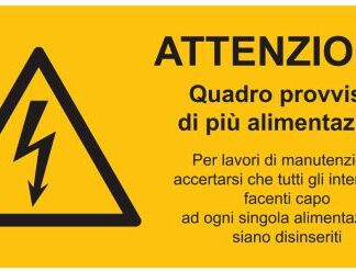 Etichetta adesiva di avvertimento. Confezione da 15PZ - CEM 2653HT015