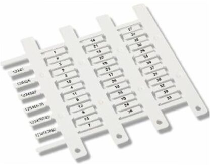 Targhetta segnacavo per tubetti PM - CEM 40090