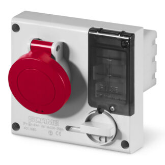 Presa interbloccata OMNIA 3P+T 16A6H IP44 - SCA 401.1686