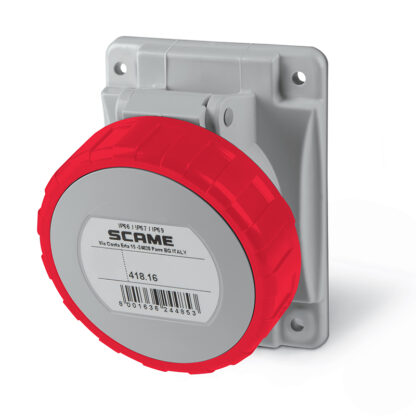 Presa da incasso 3P+T IP66/IP67 16A 6h - SCA 418.1666
