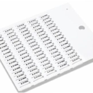 Targhetta segnacavo serie Flat (80 NR) - CEM 42092B