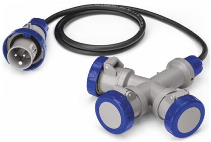 Adattatore multiplo 16A con cavo - SCA 600.3515-062