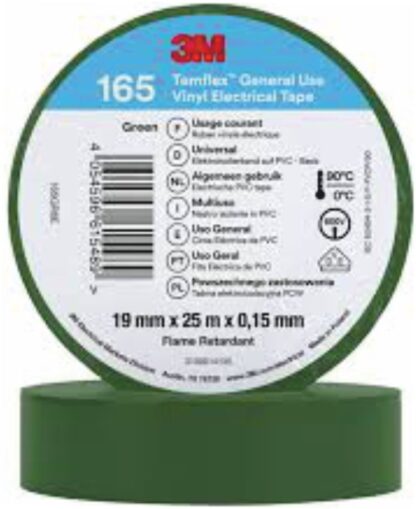 Nastro isolante in vinile verde 19x25mm - TME 7100184813