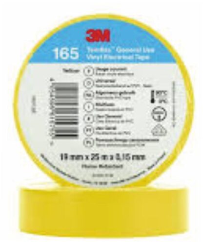 Nastro isolante in vinile giallo 19x25mm - TME 7100184819