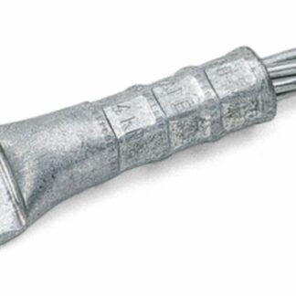 Capicorda in alluminio 50 MMQ diametro 9 vite 12. CONFEZIONE DA 3PZ - CEM AA50-M12AW