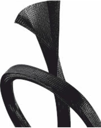 Guaina raccoglicavi STRIP STRAP 22mm nera - IBO B02099