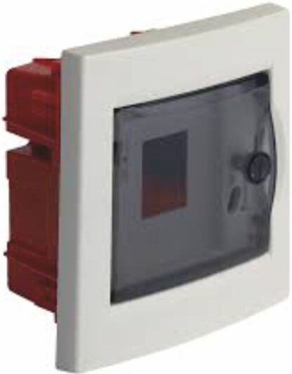 Centralino 4 moduli con portella fumè incasso - IBO B04100