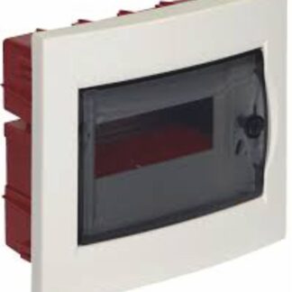 Centralino 8 moduli con portella fumè incasso - IBO B04101