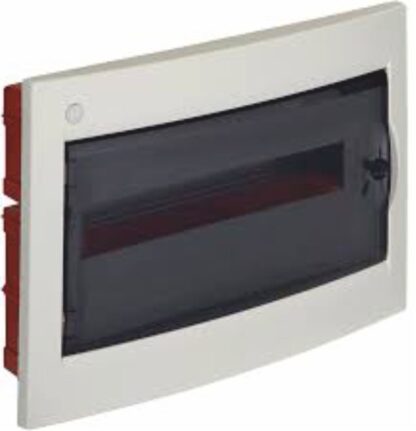 Centralino 18 moduli con portella fumè incasso - IBO B04103
